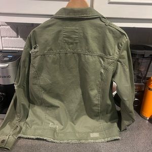 Hollister Army Green Jacket